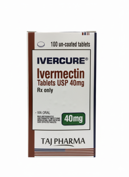 Ivermectin 40 Mg (Ivercure - 40)